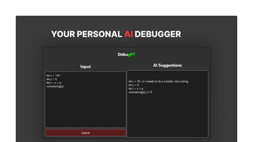 DebugPT Top AI tools