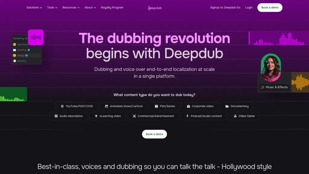 Deepdub Top AI tools