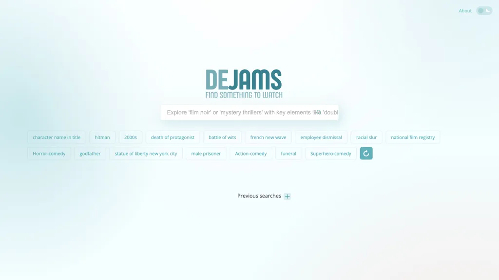 Dejams - Movies search engine Top AI tools