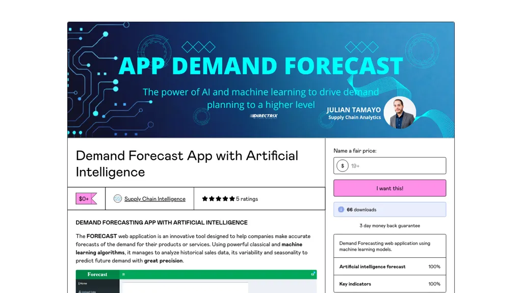 Demand Forecast Top AI tools