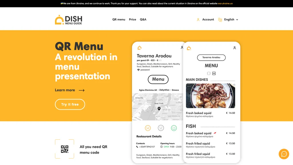 Dish menu guide Top AI tools