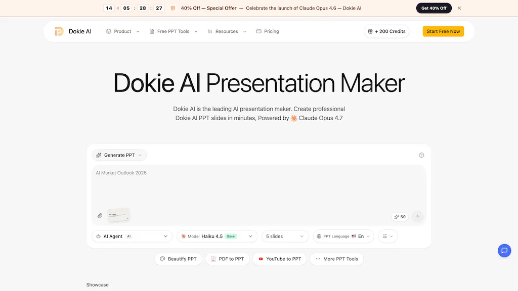 DokieAI.com website