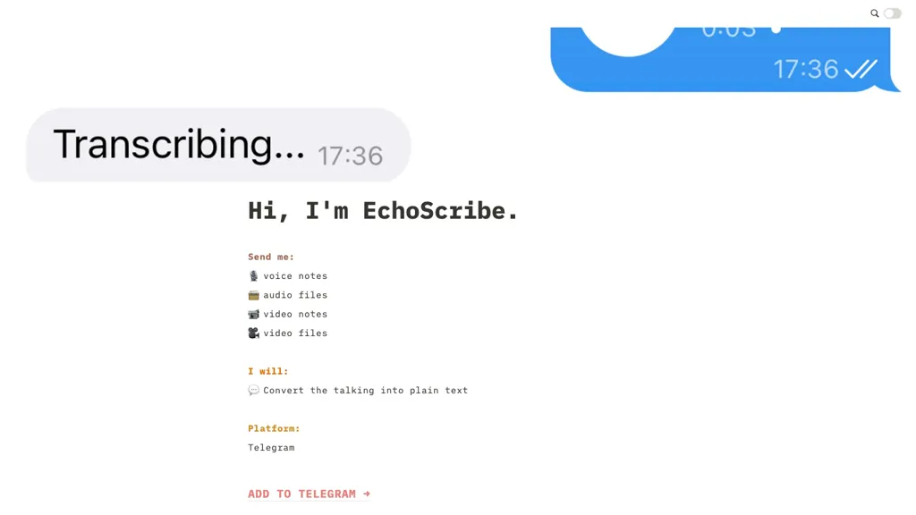 EchoScribe Top AI tools