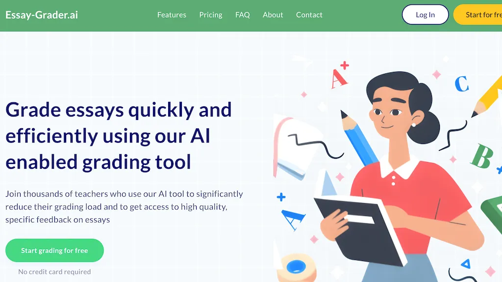 Essay-Grader.ai website