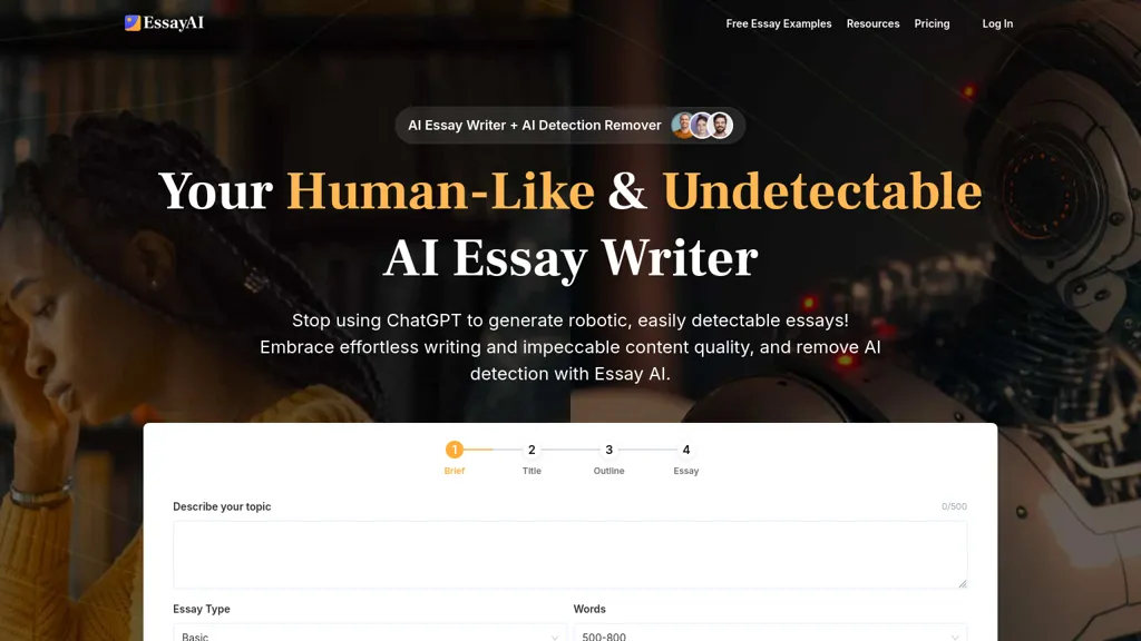 EssayAI.ai website