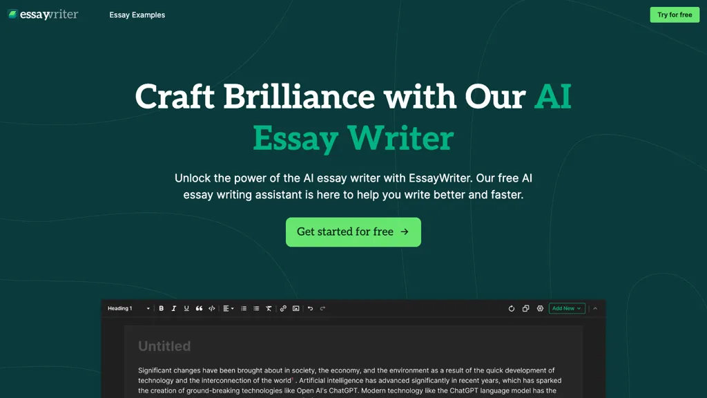 Essay Writer App Top AI tools