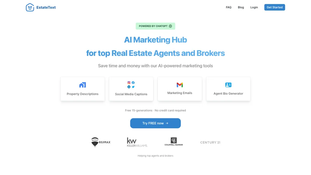 EstateText website