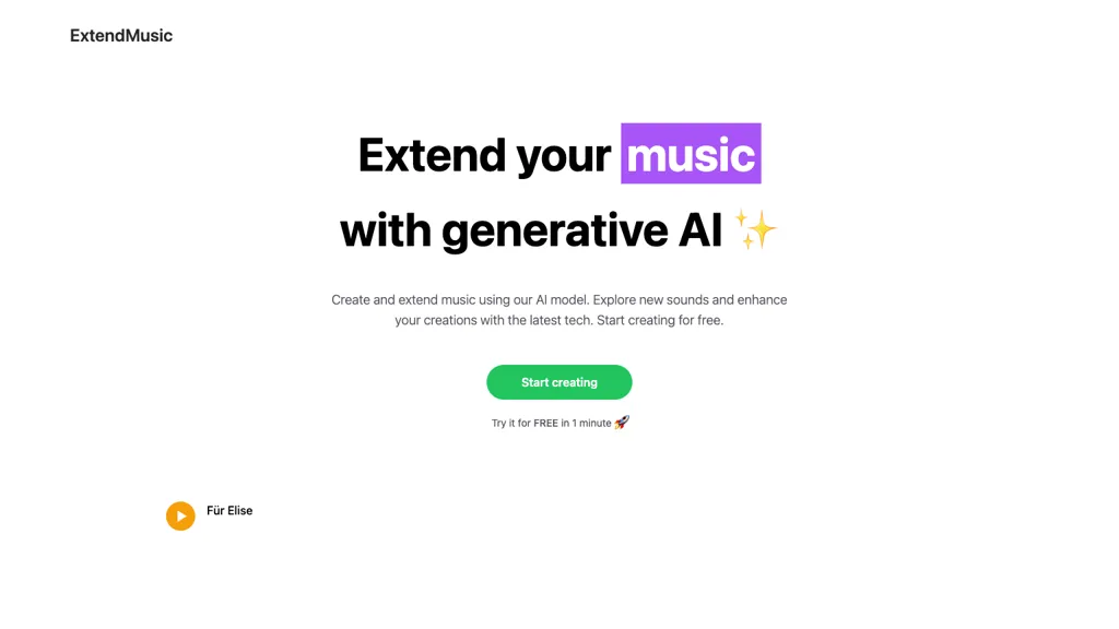 ExtendMusic.AI Top AI tools