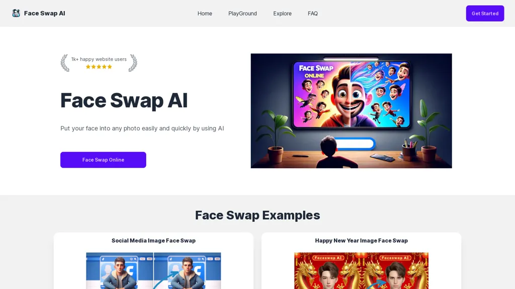 ChangeFace Online Top AI tools