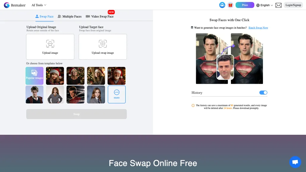 Face Swap by Remaker Top AI tools
