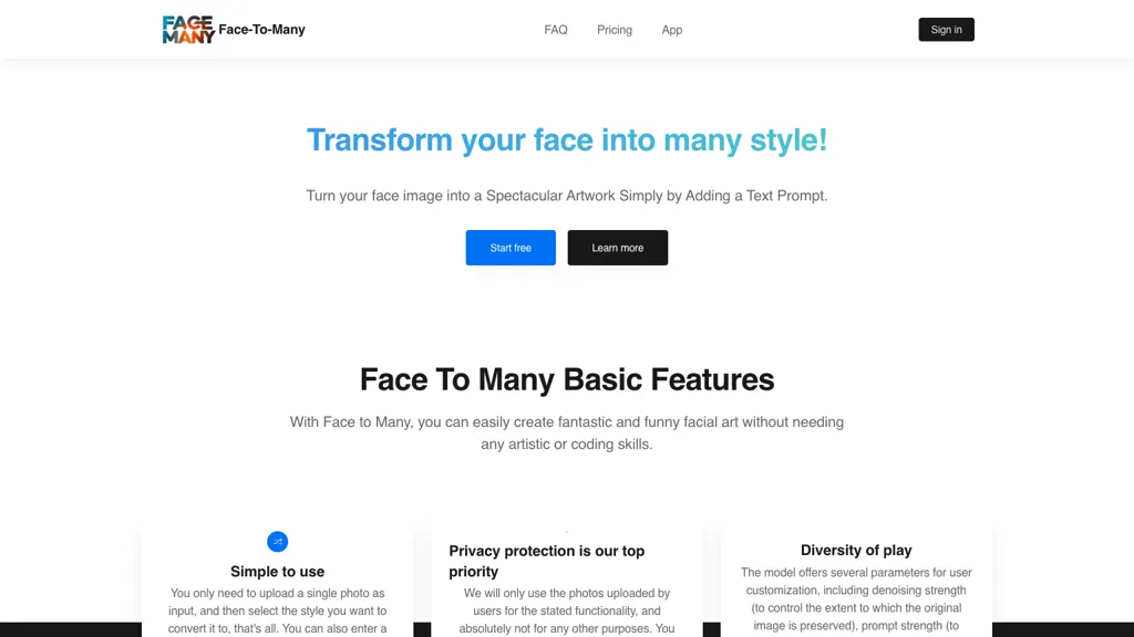 AI Face Studio Top AI tools