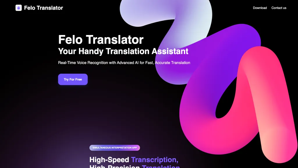 Felo Translator Top AI tools
