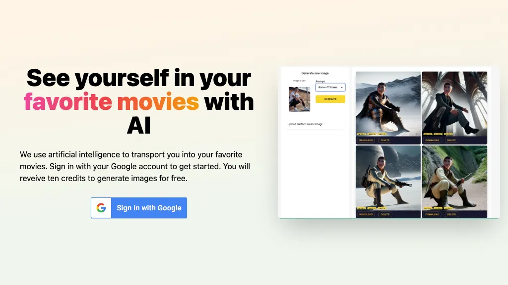 Film Face Top AI tools