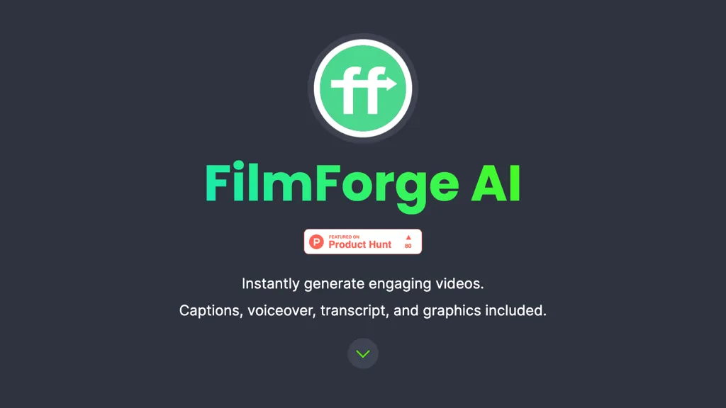 FilmForge Top AI tools