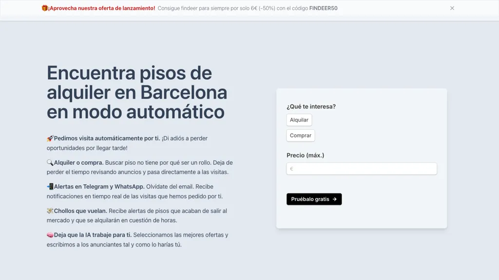 Findeer.net website