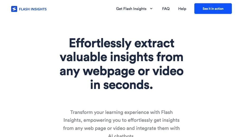 Flash Insights Top AI tools