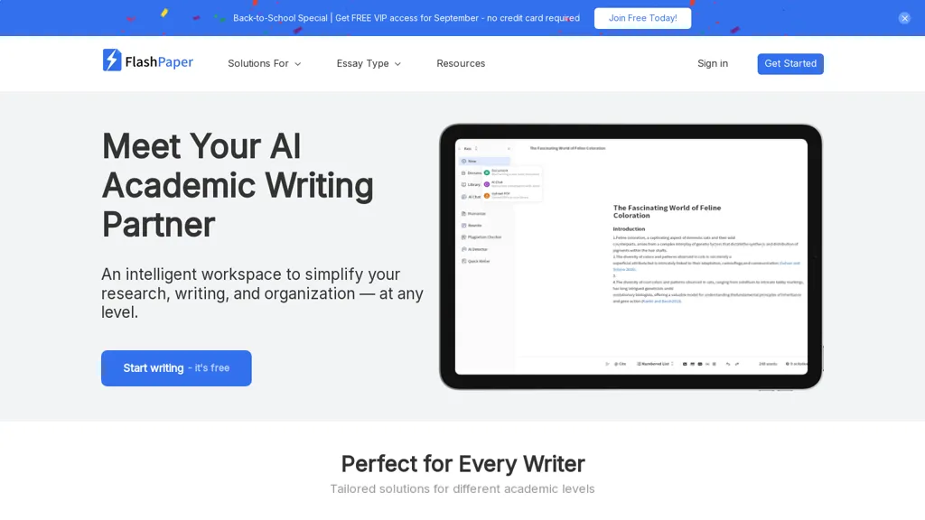 FlashPaper website