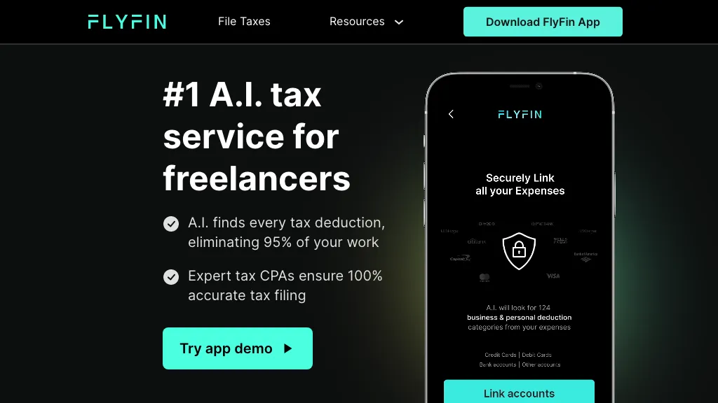 Flyfin tax Top AI tools