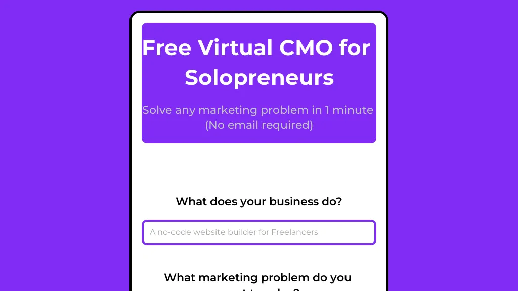 FounderPal Virtual CMO