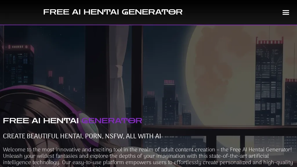 Free AI Hentai Generator