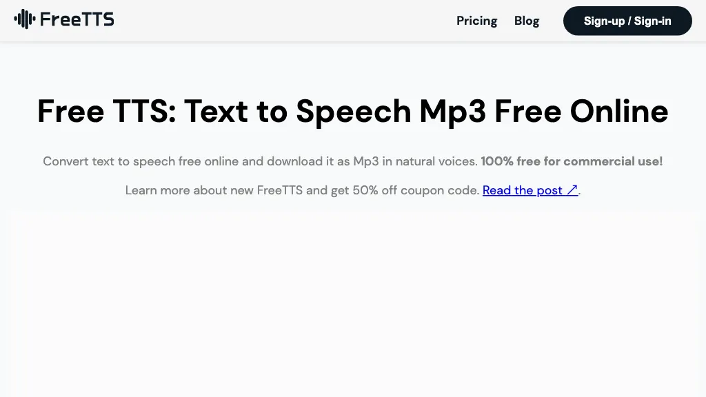 Free Text-To-Speech Top AI tools