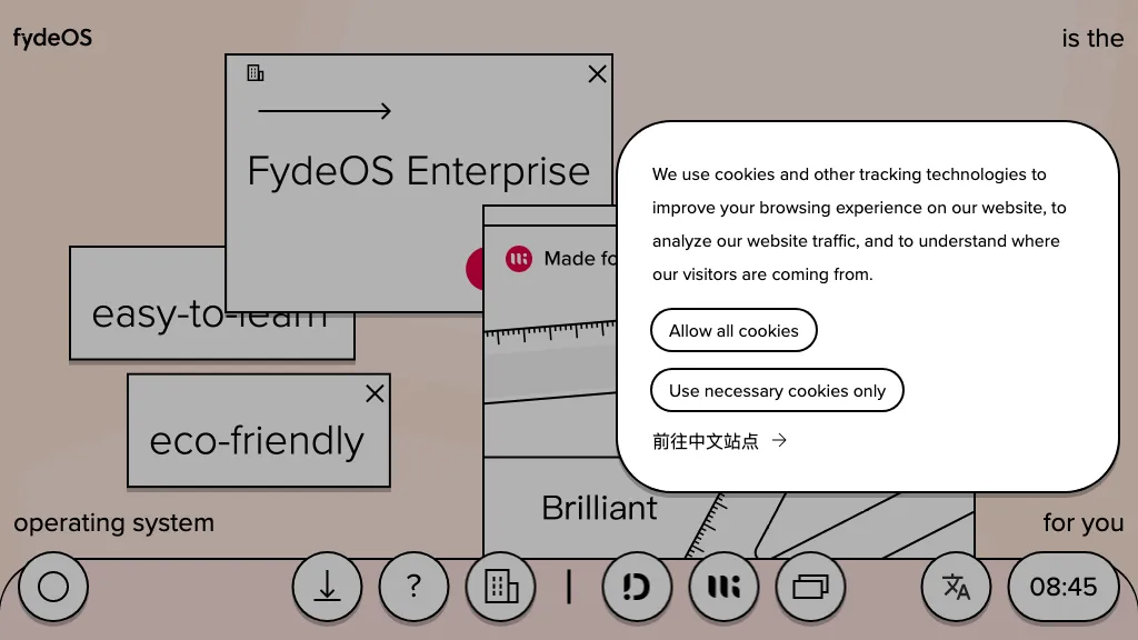 FydeOS AI website