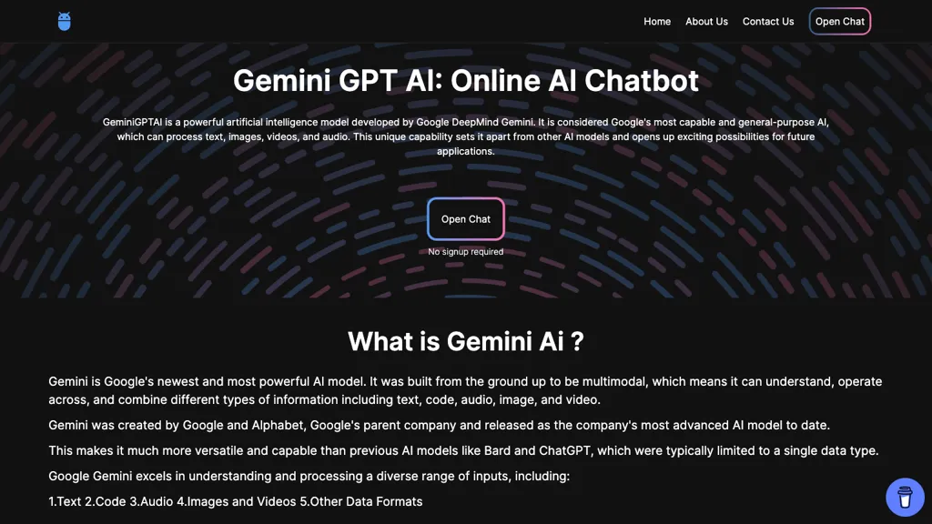 Gemini GPT AI Top AI tools