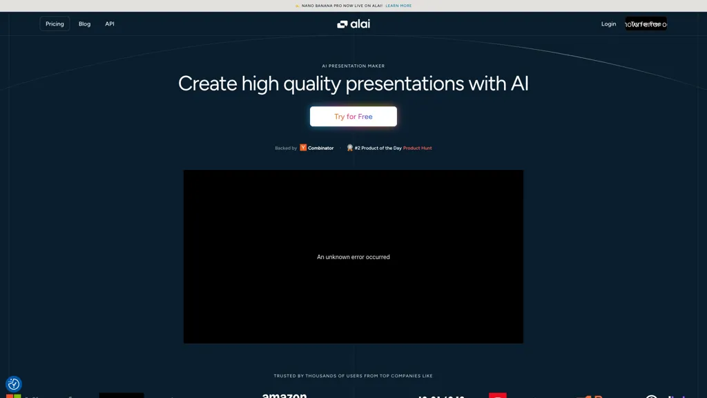 Alai website