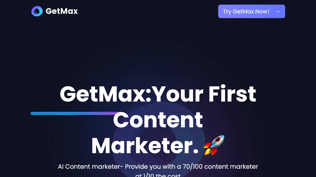 GetMax Top AI tools