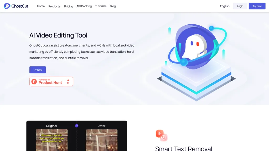 GhostCut Top AI tools