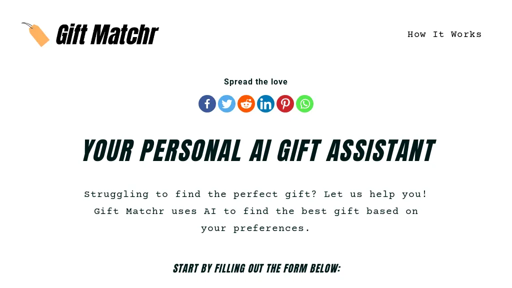 Gift Matchr Top AI tools