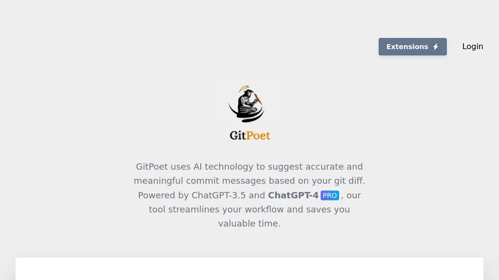 GitPoet Top AI tools