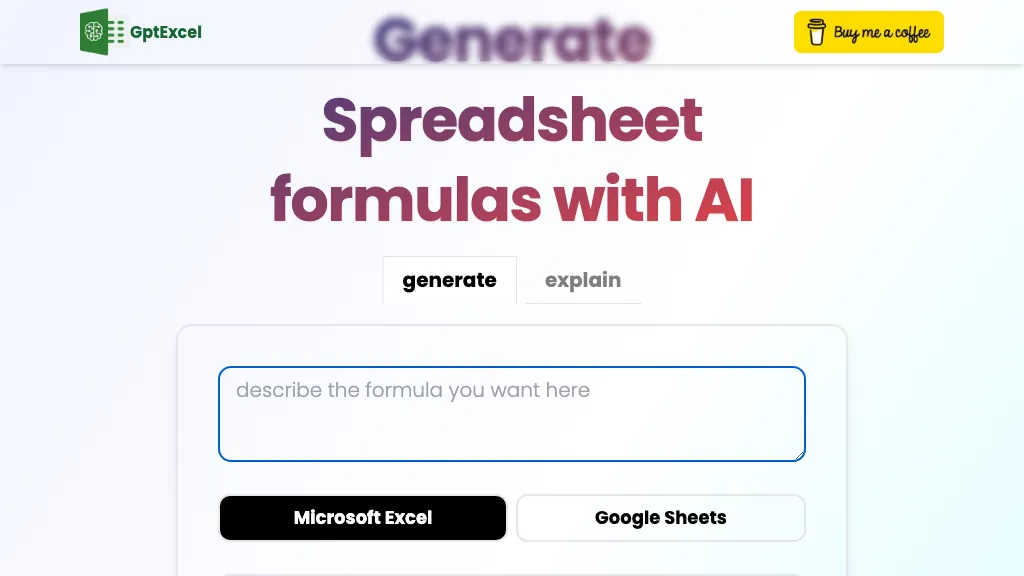 ChatGPT for Excel Top AI tools
