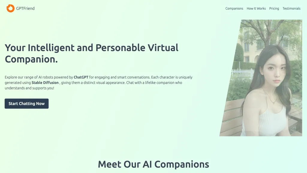 GPTFriend.chat Top AI tools
