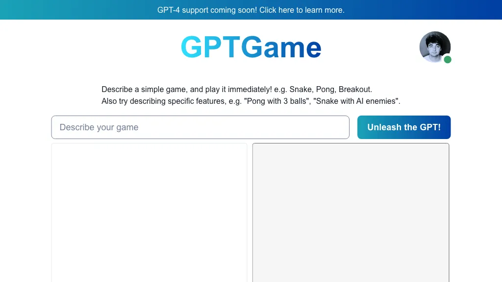 GPT Games Top AI tools