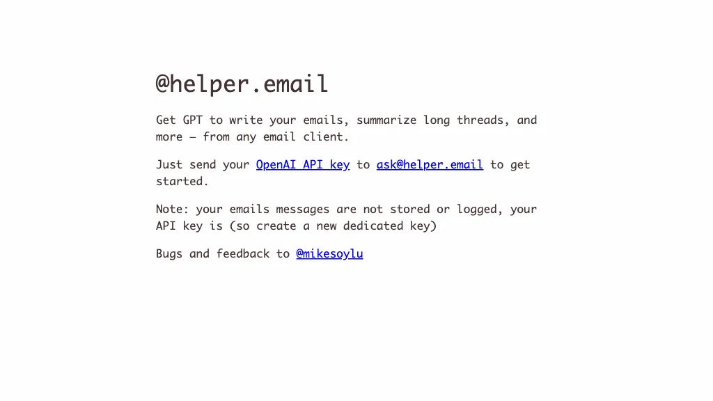 helper.email Top AI tools