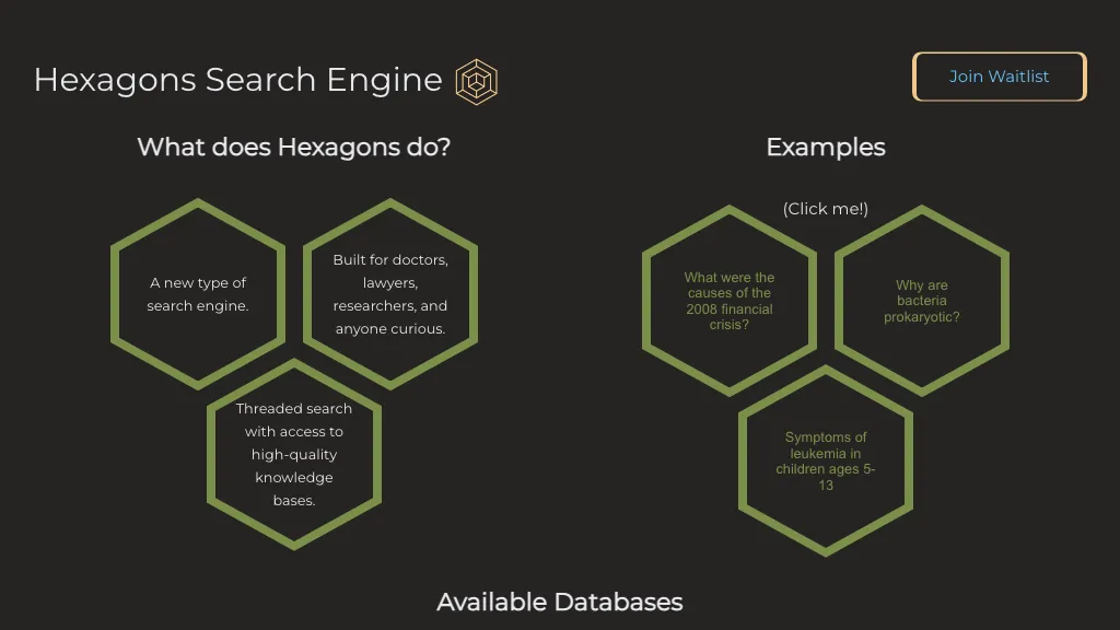 Hexagons Search