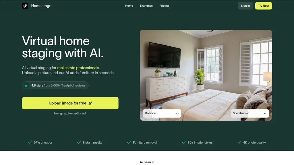 HomeStage website