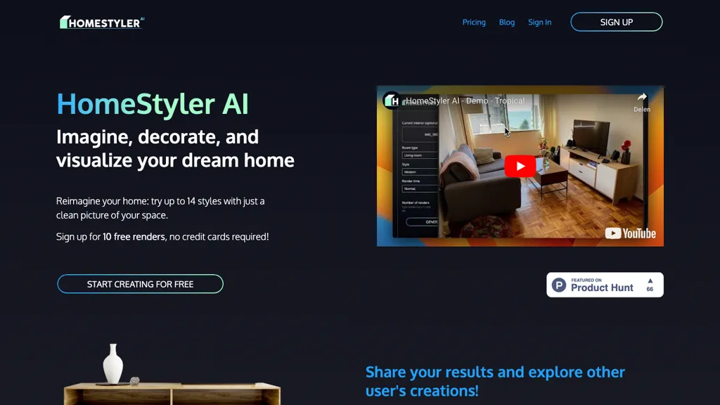HomestylerAI Top AI tools