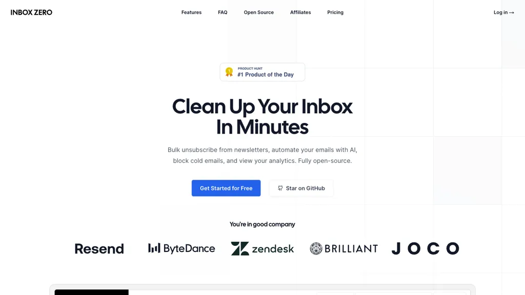 Inbox Zero Top AI tools