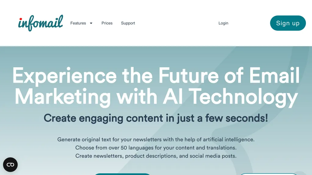 Infomail.AI Top AI tools