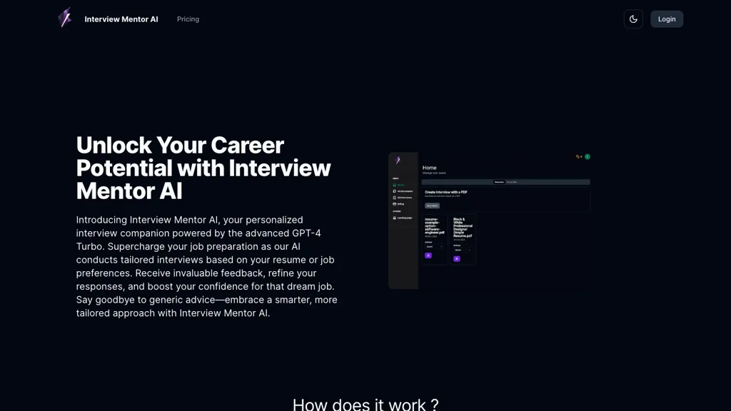 Interview mentor AI Top AI tools