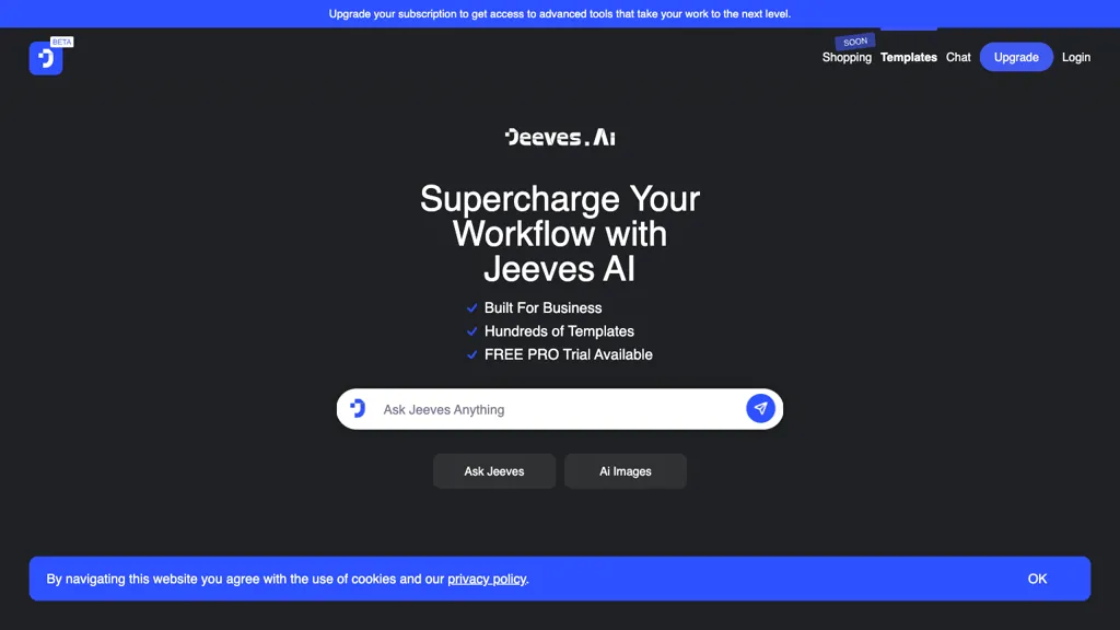 Jeeves Top AI tools