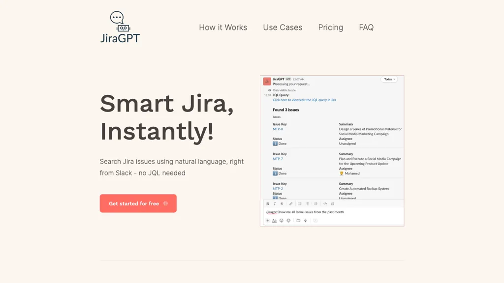 JiraGPT Top AI tools
