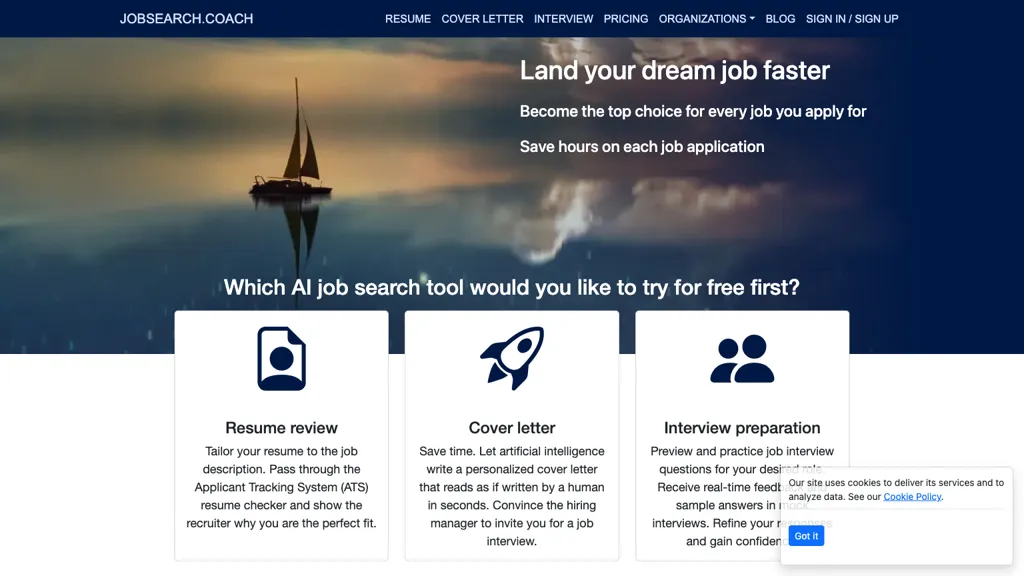 JobSearch.Coach Top AI tools
