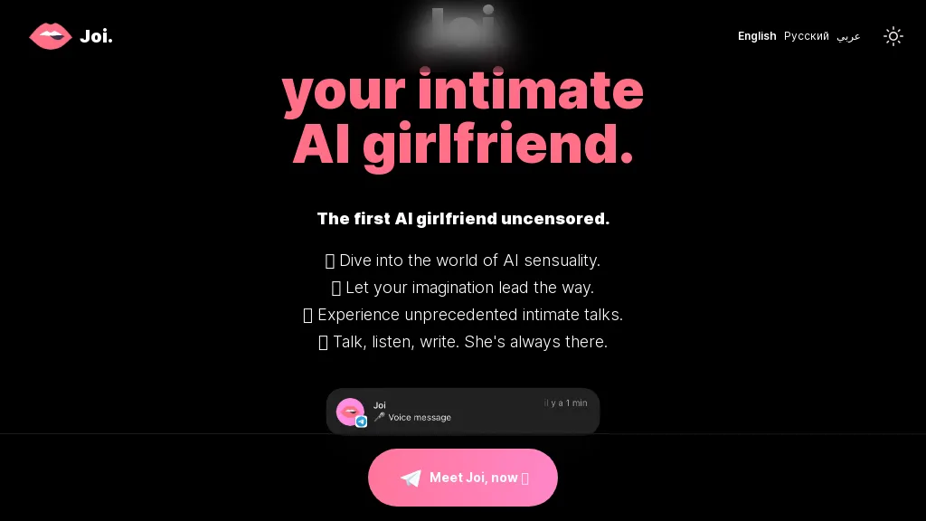 AI Girlfriend: Joi 