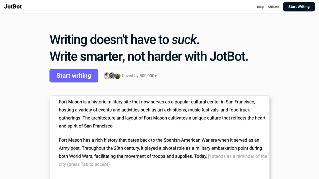 JotBot AI Top AI tools