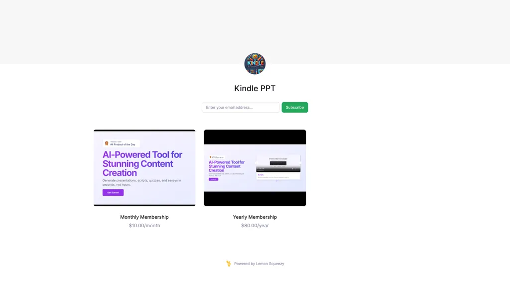 KindlePPT website