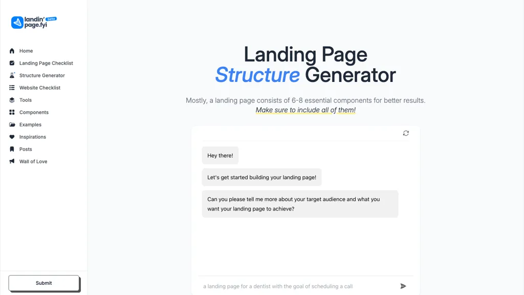 Landing Page Generator Top AI tools