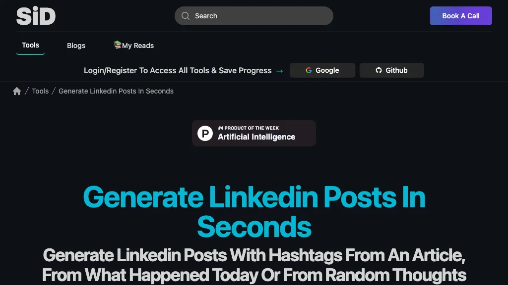 Linkedin Posts Generator Top AI tools